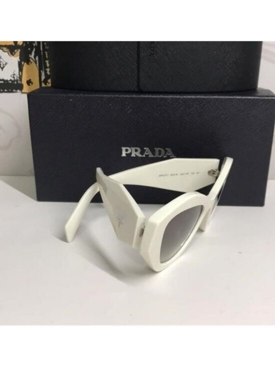New Authentic Prada SPR 07Y Women’s Sunglasses – White Frame main image 6